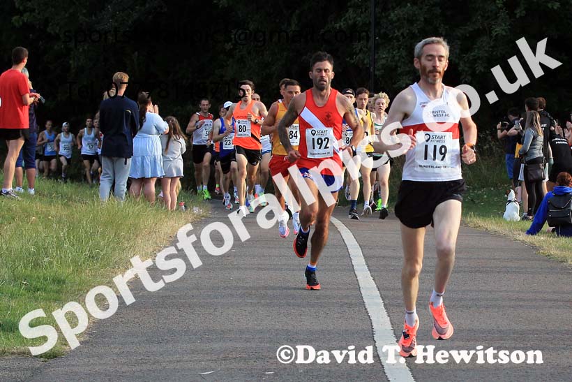 Mens 2022 Sunderland 5k Road Races, Silksworth, Sunderland, Thursday, july 21st, Photo: David T. Hewitson/Sports for All Pics